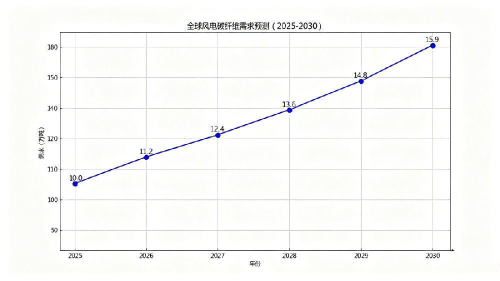 碳纤维复合材料在风电叶片需求和应用 碳纤维复合材料在风电叶片需求和应用