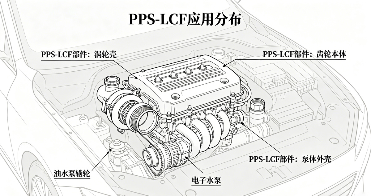 PPS-LCF长碳纤维增强聚苯硫醚 PPS-LCF长碳纤维增强聚苯硫醚