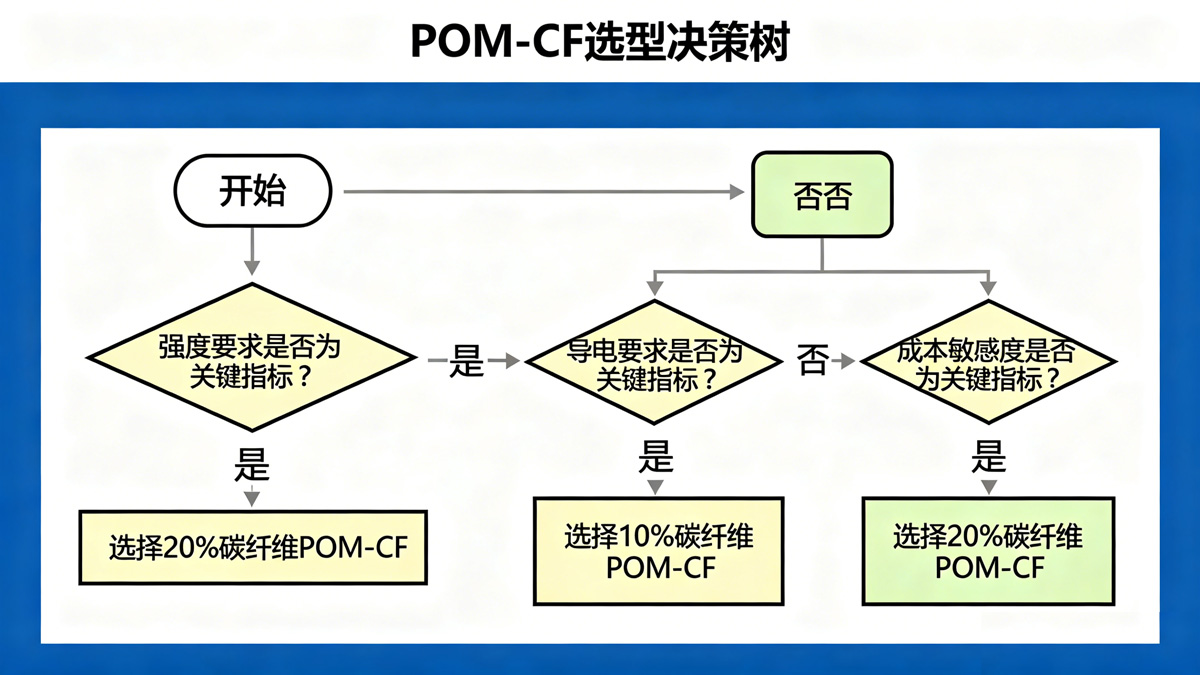 POM-CF选型10%-vs-20%碳纤维