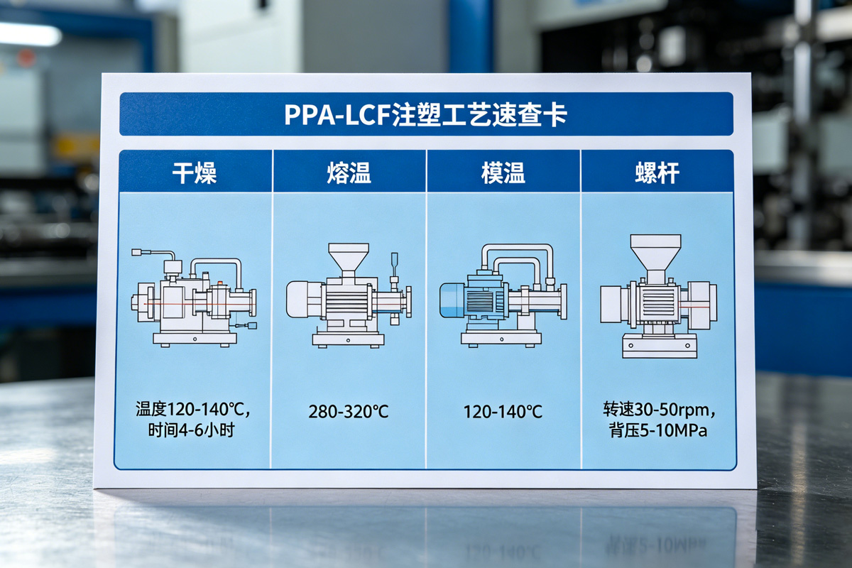 PPA-LCF注塑工艺速查卡