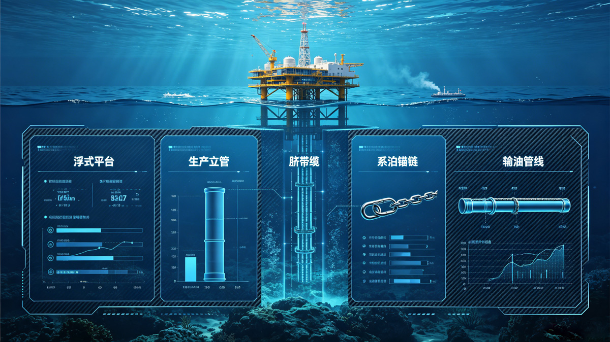 深海油气田碳纤维应用分布