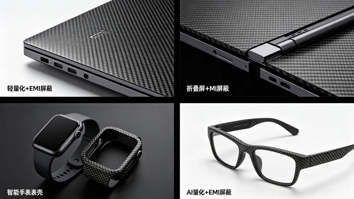 3C电子碳纤维应用部件拼图