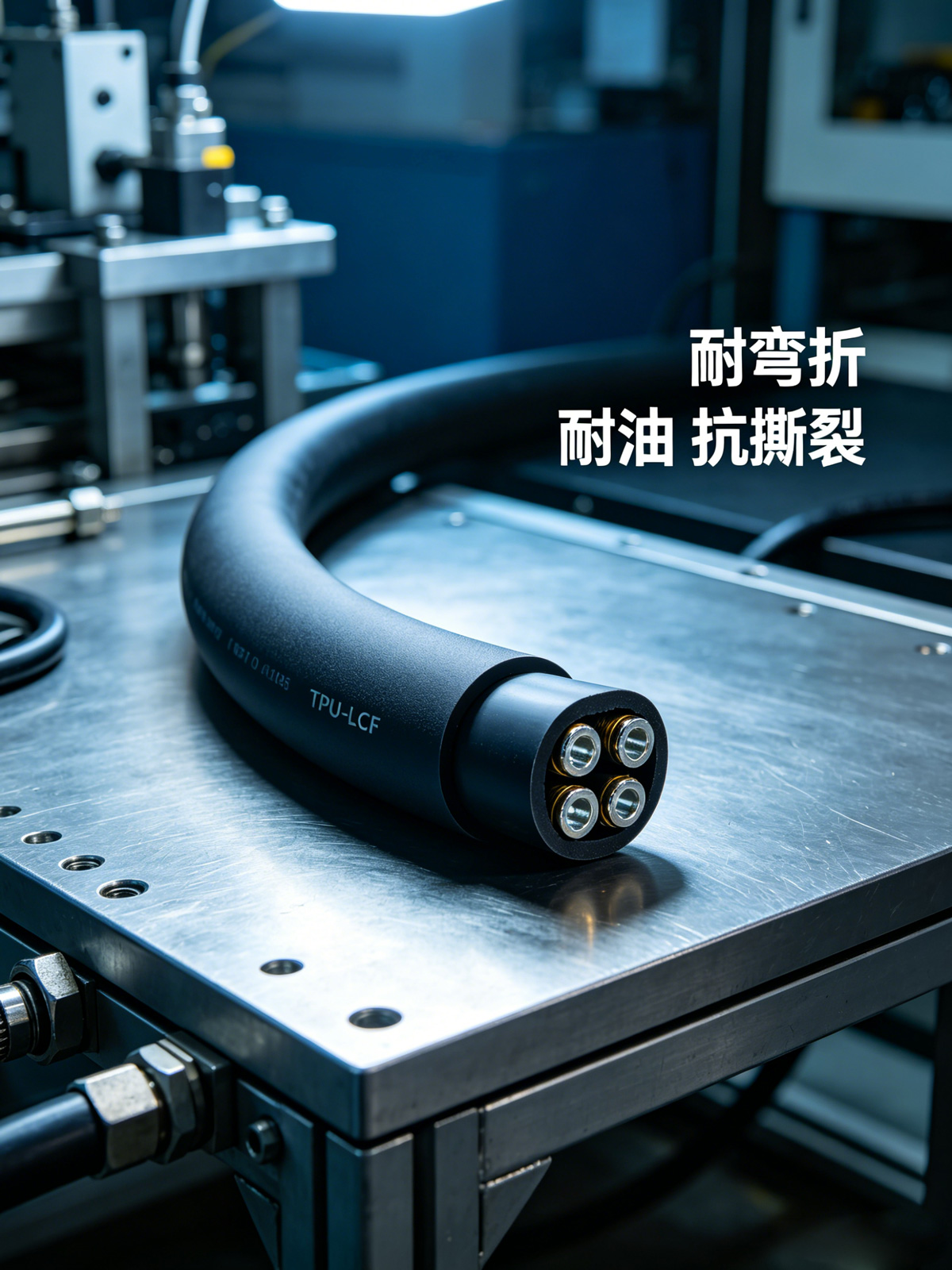 TPU-LCF电缆护套应用实物图