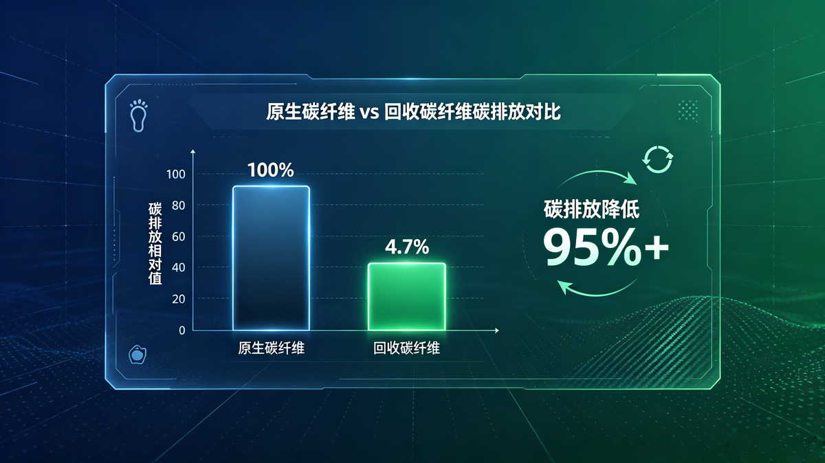 原生碳纤维vs回收碳纤维碳排放对比