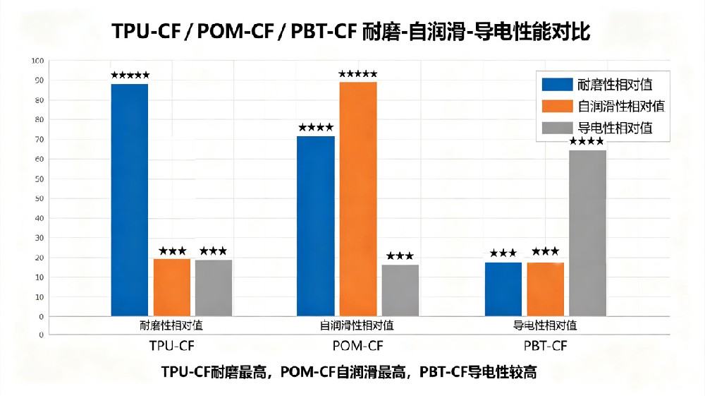 耐磨-自润滑-导电性能对比