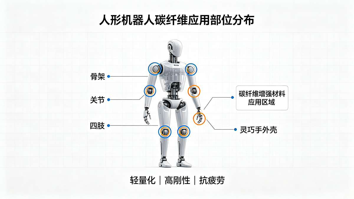 碳纤维复合材料在人形机器人中的渗透率正在提升