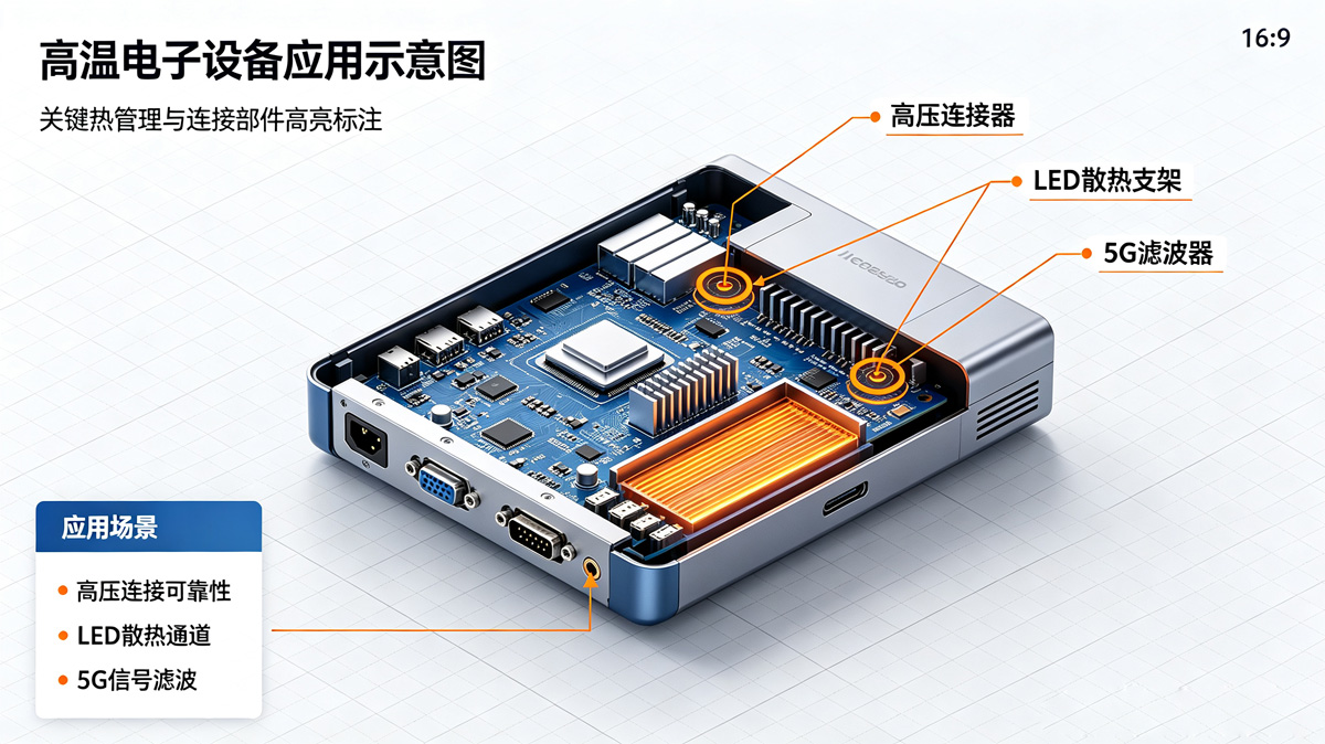 高温电子设备应用示意图 高温电子设备应用示意图