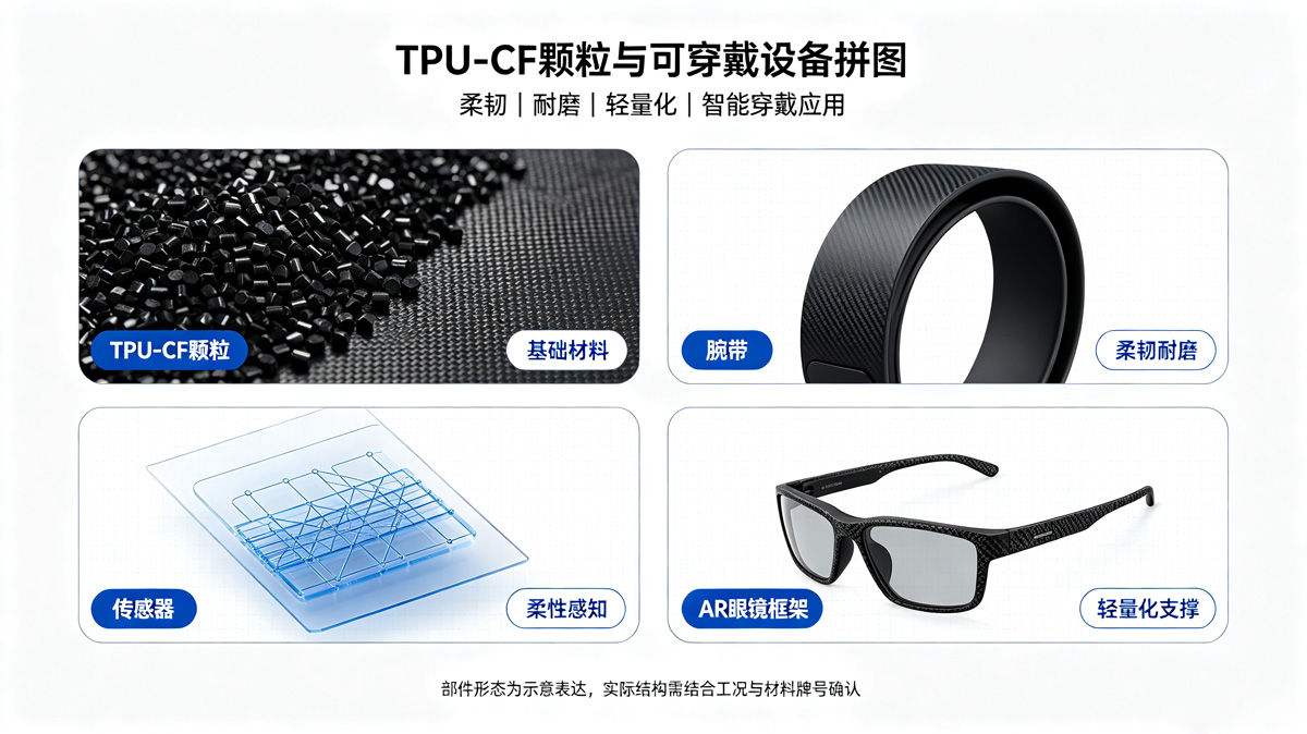 TPU-CF颗粒与可穿戴设备 TPU-CF颗粒与可穿戴设备