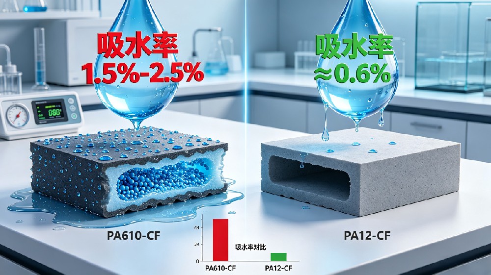 PA12-30CF比PA610-30CF吸水率更低 PA12-30CF比PA610-30CF吸水率更低