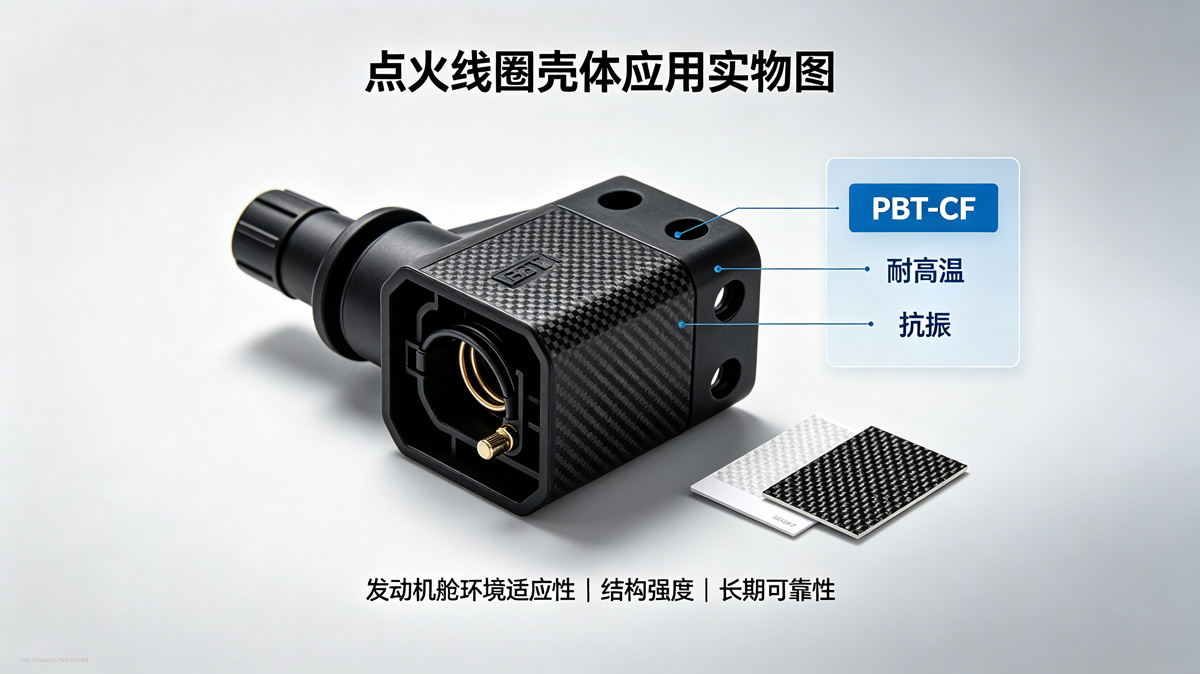 PBT-CF点火线圈壳体应用示意图