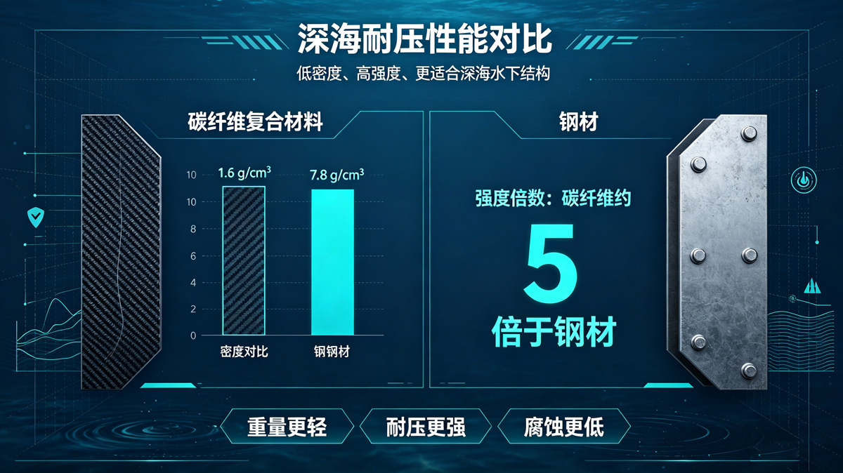 碳纤维与金属材料深海耐压性能对比 碳纤维与金属材料深海耐压性能对比