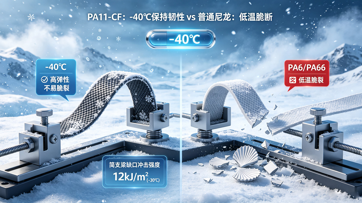 PA11低温抗冲击优异性能
