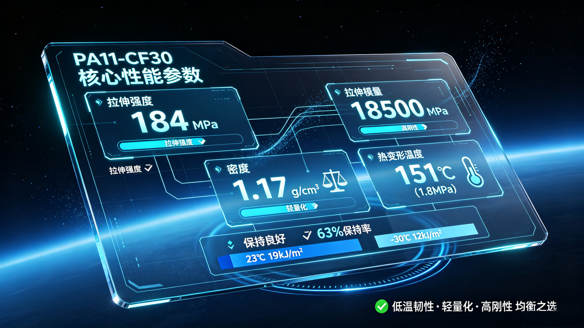 PA11-CF核心性能参数