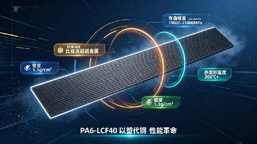 PA6-LCF40以塑代钢-性能革命 PA6-LCF40以塑代钢-性能革命