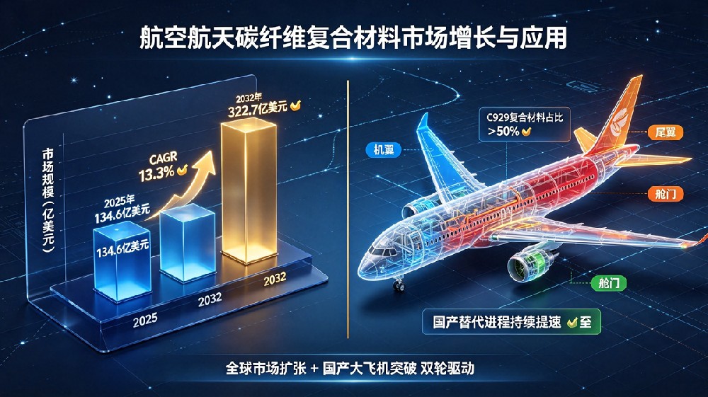 航空航天碳纤维复合材料市场增长与应用
