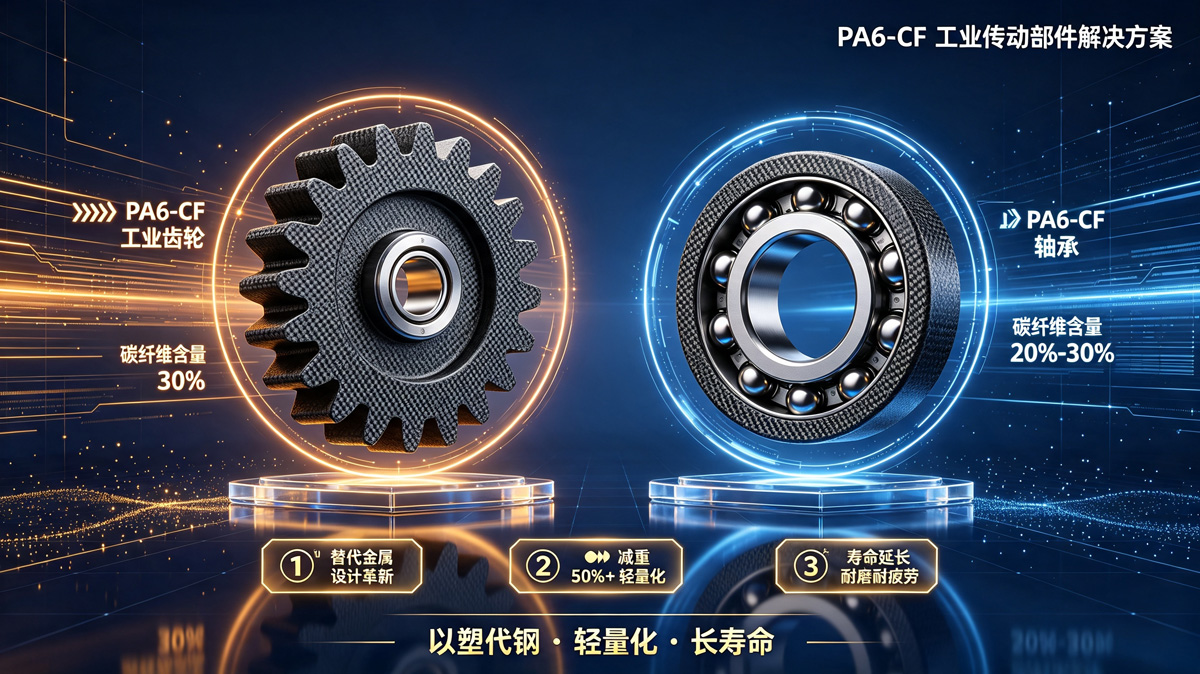 PA6-CF工业传动部件解决方案
