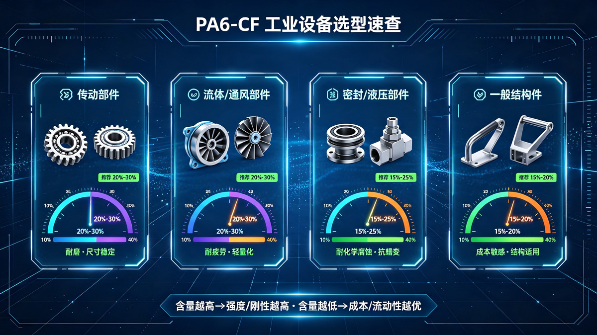 PA6-CF工业设备选型速查
