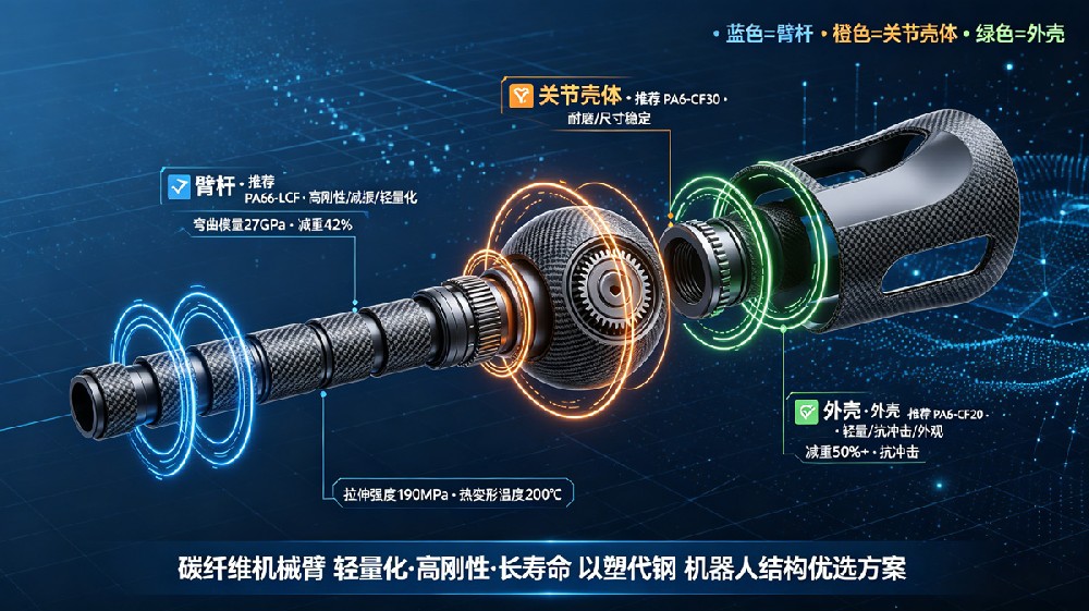 碳纤维机械臂结构示意图