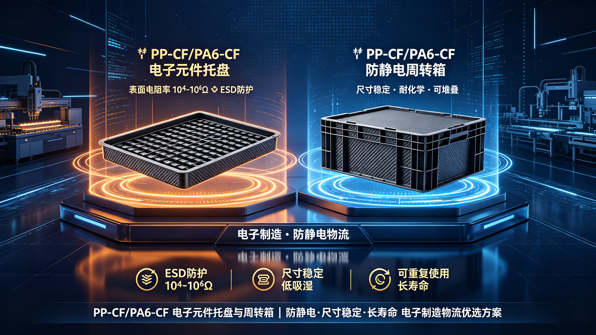 子元件托盘与防静电周转箱应用